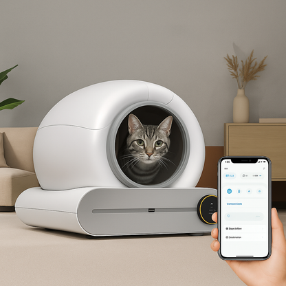X30 Smart Cat Litter Box with App control