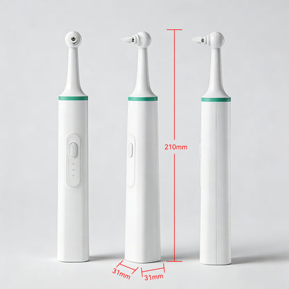 Compact electric cat toothbrush with slim and easy-to-handle design