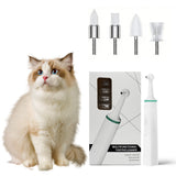 Gentle Electric Toothbrush for Cats with 4 Interchangeable Brush Heads
