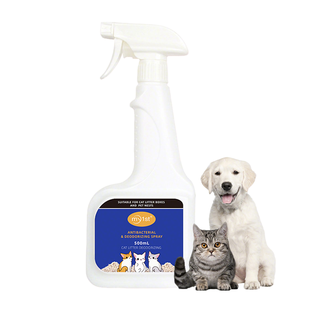 Plant-based dog deodorizer spray bottle - 500ml  for cats and dogs