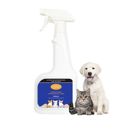 Plant-based dog deodorizer spray bottle - 500ml  for cats and dogs