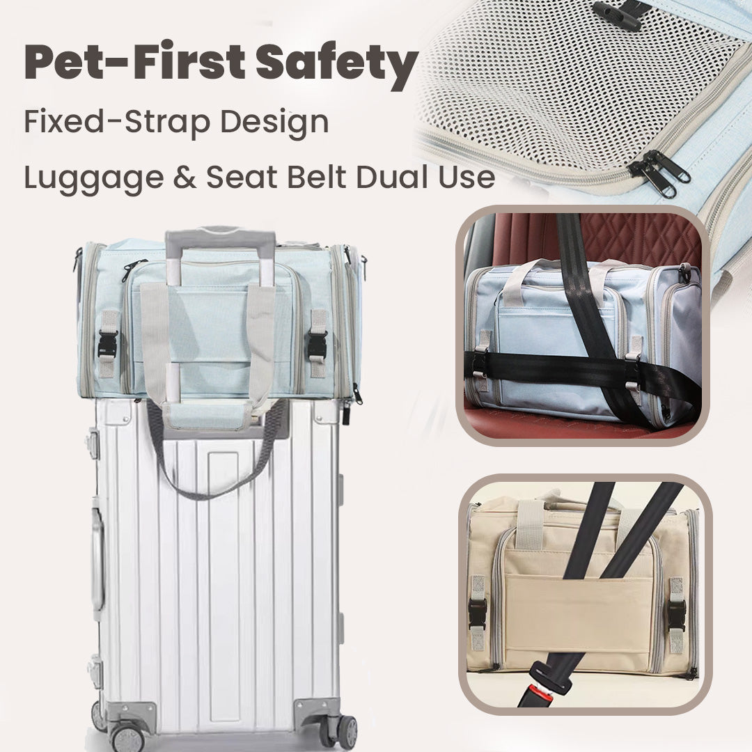 safety fixed strap designed pet bag